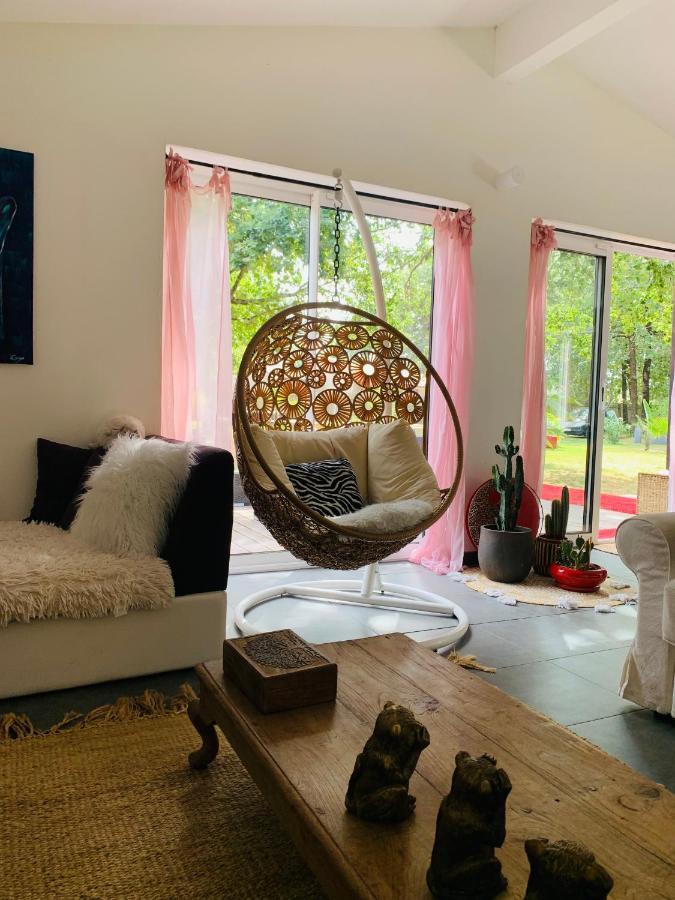 Hacienda De La Canopee Avec Piscine Chauffee Au Sel Hourtin Εξωτερικό φωτογραφία